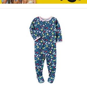 Girls 18 month footed pajamas